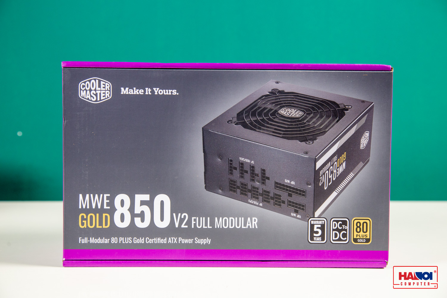 Nguồn máy tính Cooler Master MWE GOLD 850 - V2  850W ( 80 Plus Gold/Màu Đen/Full Modular) box